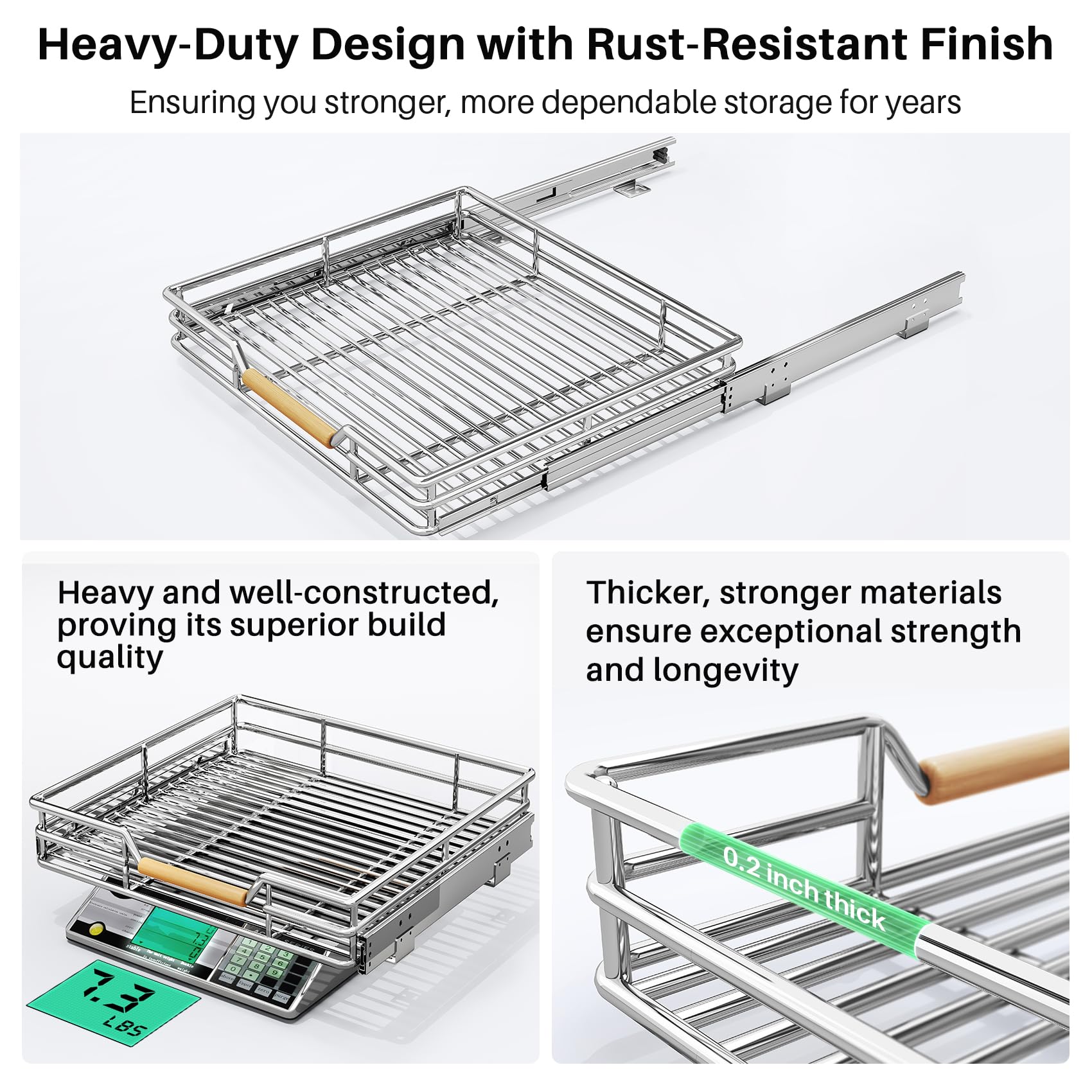 Kitstorack easy-install design for quick cabinet upgrades