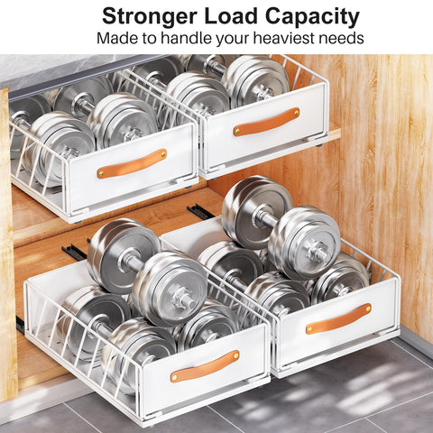Kitstorack high-edge sidewalls prevent spills and contain items