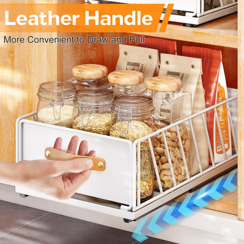 Kitstorack leather handle adds style and comfortable grip.