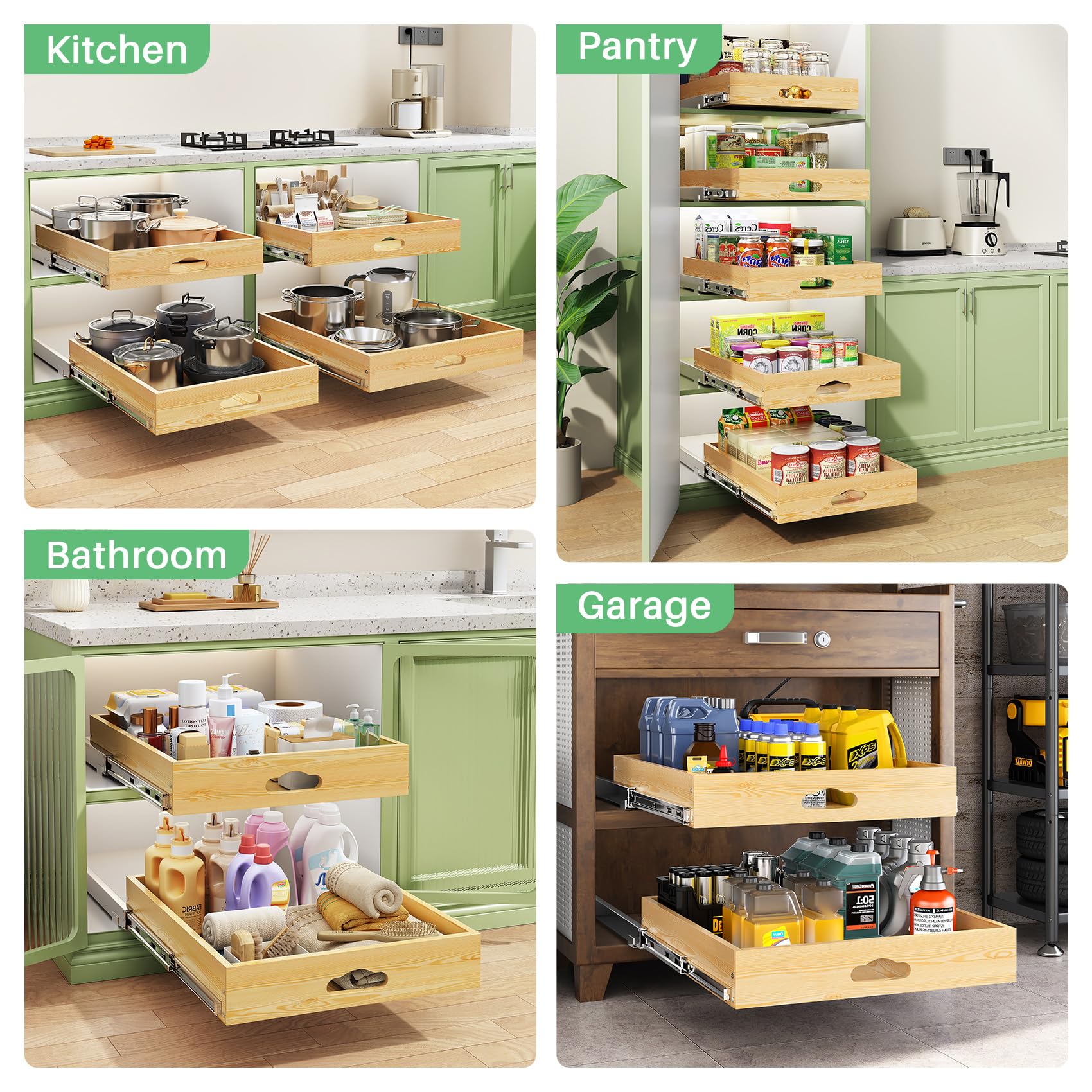 Designed to fit 15-inch installed width for broad compatibility.