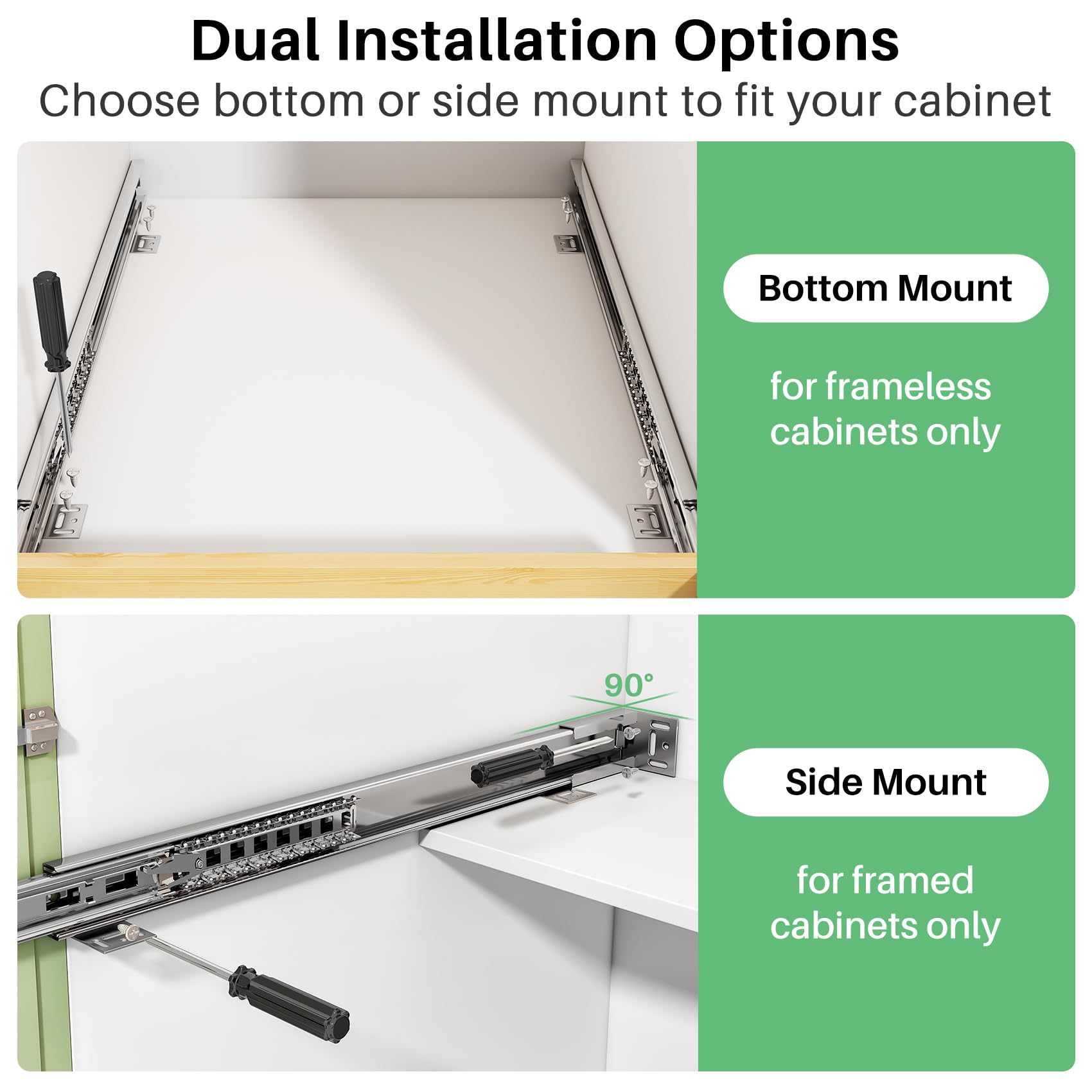 Simple design allows quick, hassle-free setup.