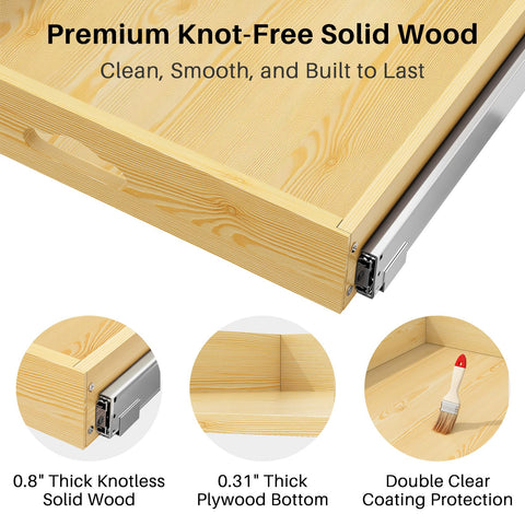 Perfect for kitchen cabinets, pantries, under sinks, and more.