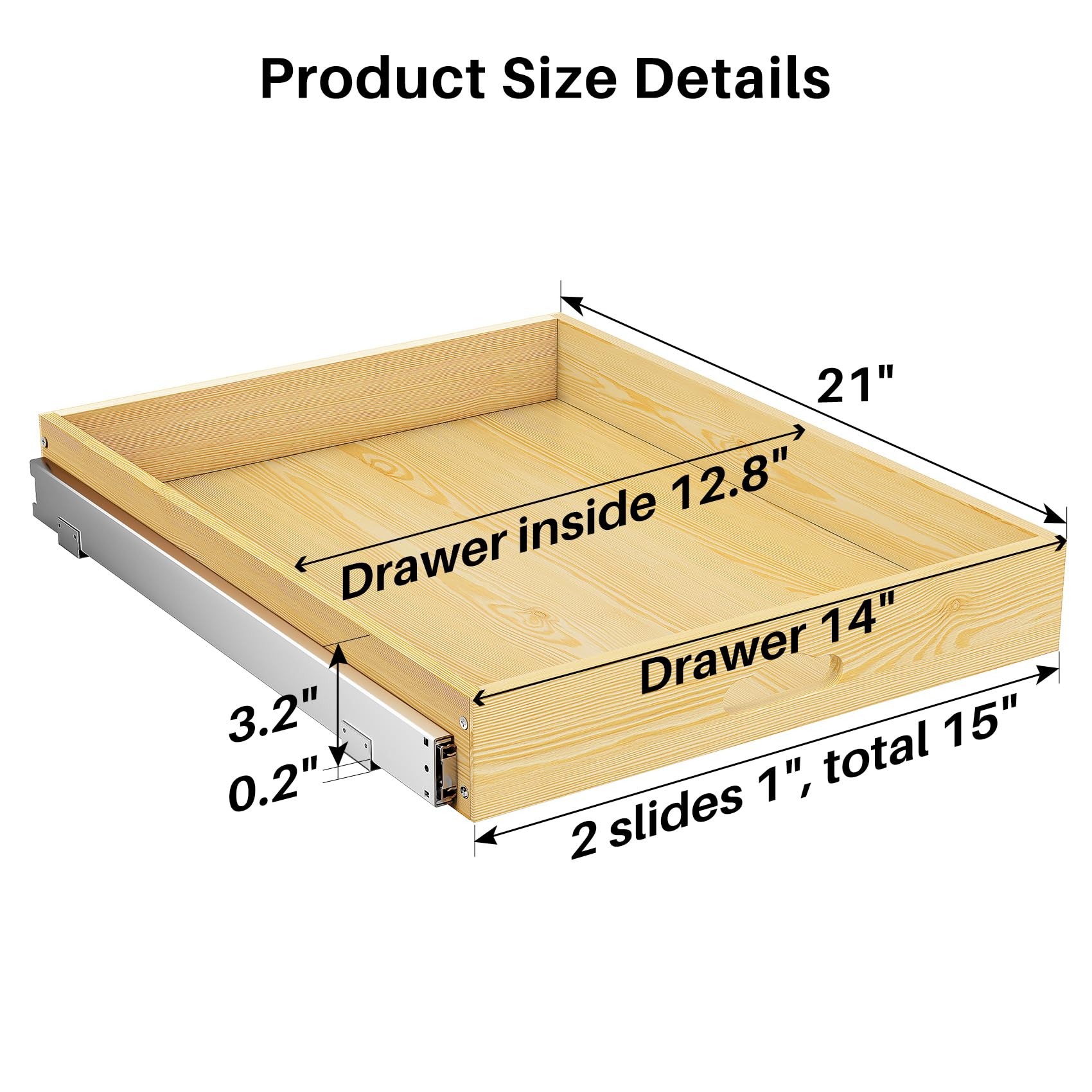 Kitstorack pull-out cabinet organizer side-installation demonstrates flexible mounting for space-limited cabinets.