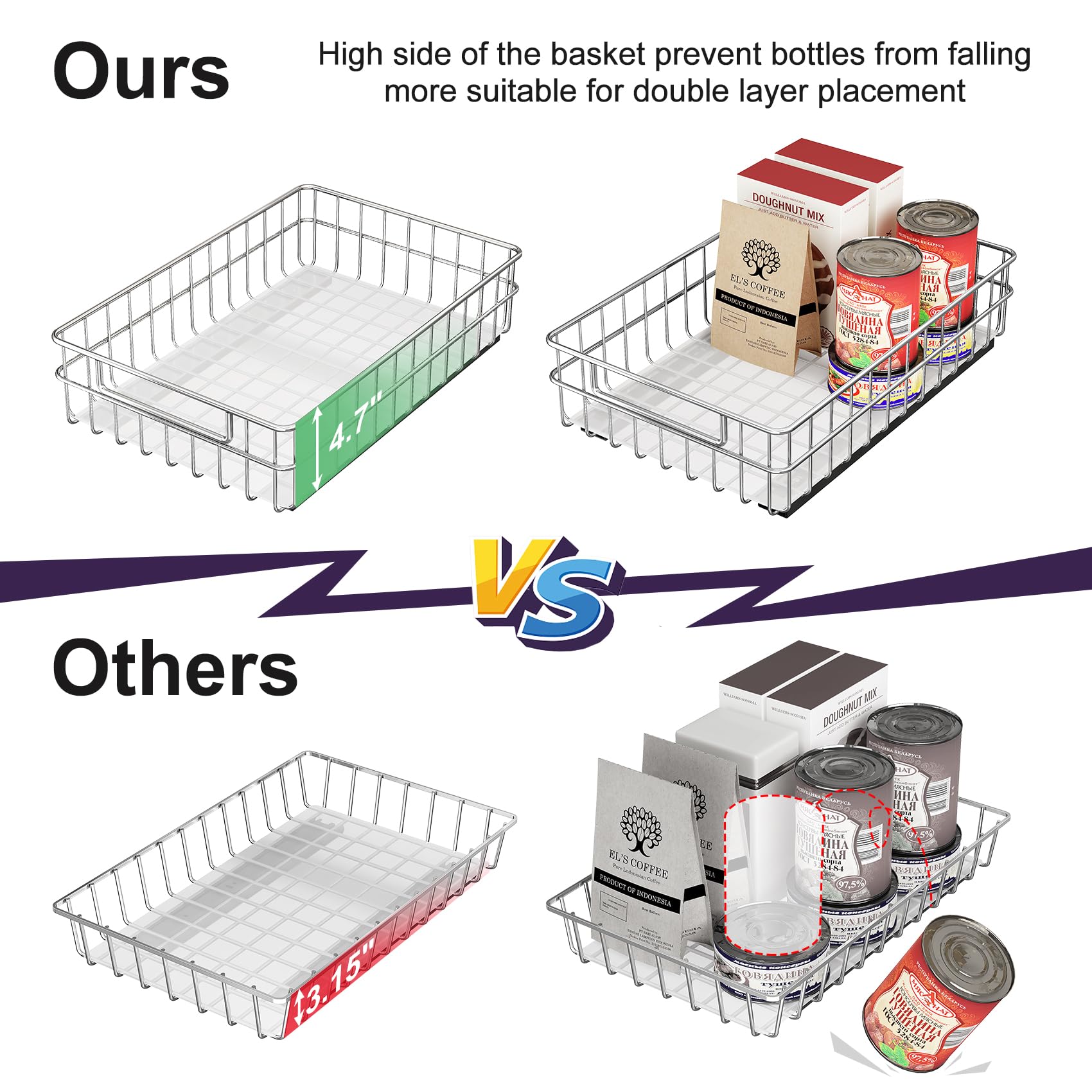 Kitstorack soft-close slides reduce noise during daily use