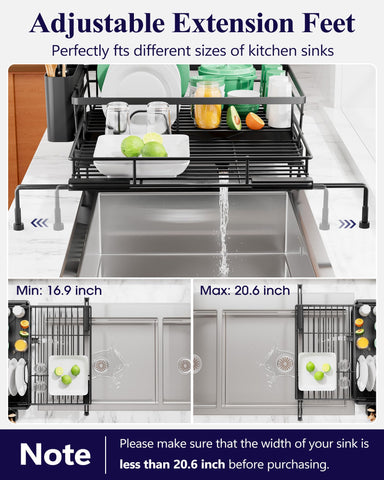 Kitsure compact design saves counter space while expanding drying capacity.