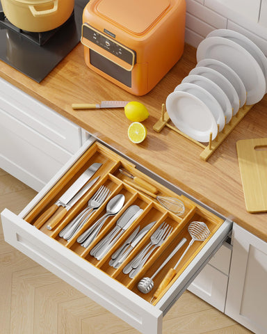 Kitsure in-drawer organization keeps utensils ready for use
