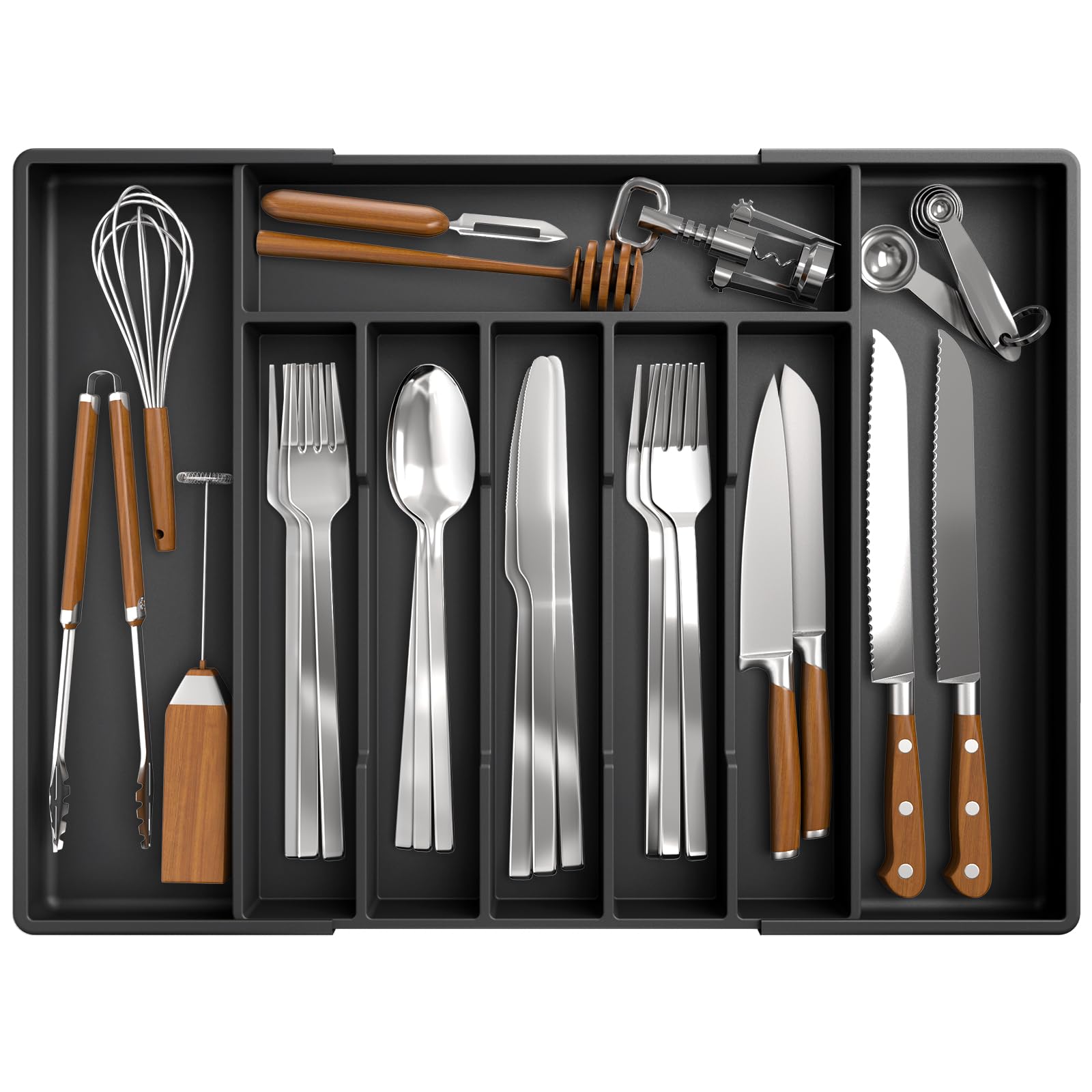 Kitsure organizer with non-slip pads stays stable during daily kitchen use