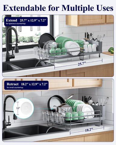 Kitsure stainless-steel rack resists rust and keeps a fingerprint-free finish