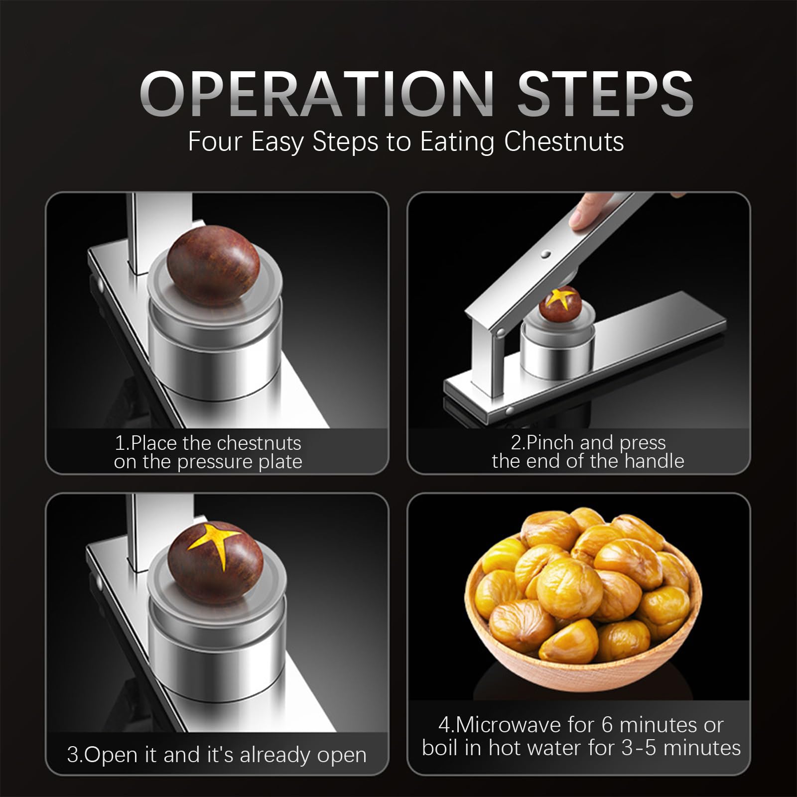 Kivinia Chestnut Cutter gift pack ready packaging for nut lovers