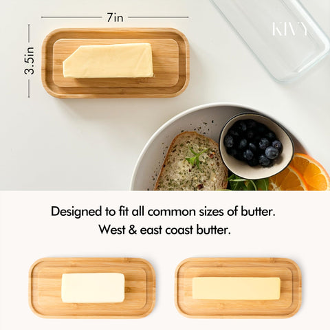 KIVY bamboo plate detail shows plastic-free, FSC-certified design.