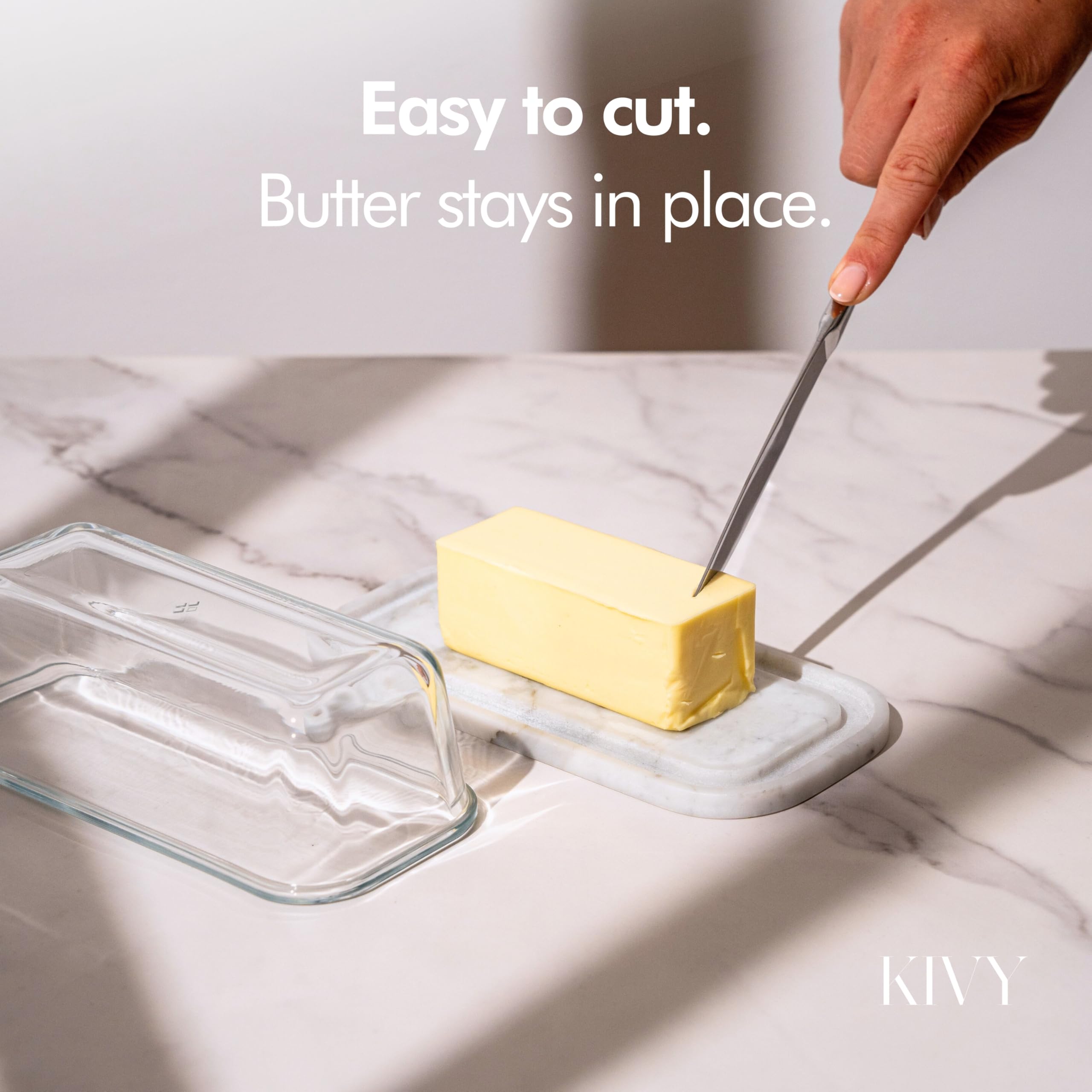 KIVY airtight lid seals freshness and prevents odors