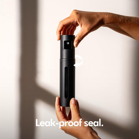 KIVY Glass Oil Sprayer includes funnel for easy refilling