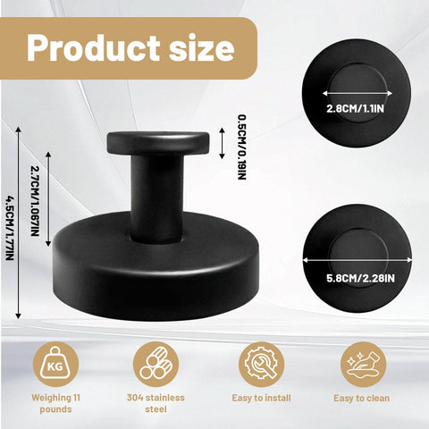 KJMAQI bathroom suction hook for towels on tile or glass