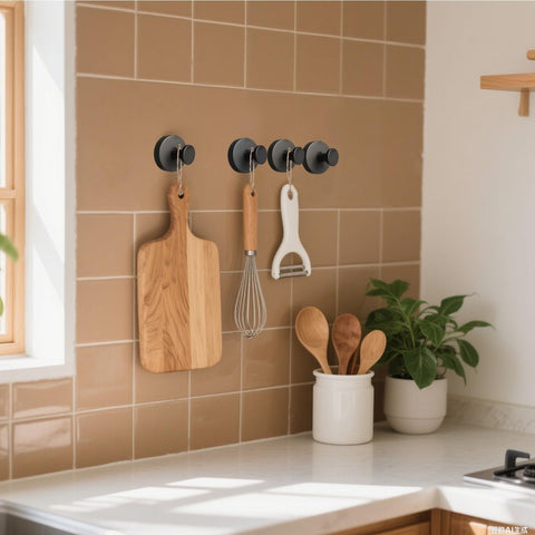 KJMAQI front door hanger suction hook provides damage free decor