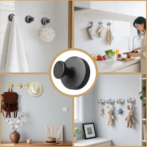 KJMAQI shower suction hook resists moisture and rust