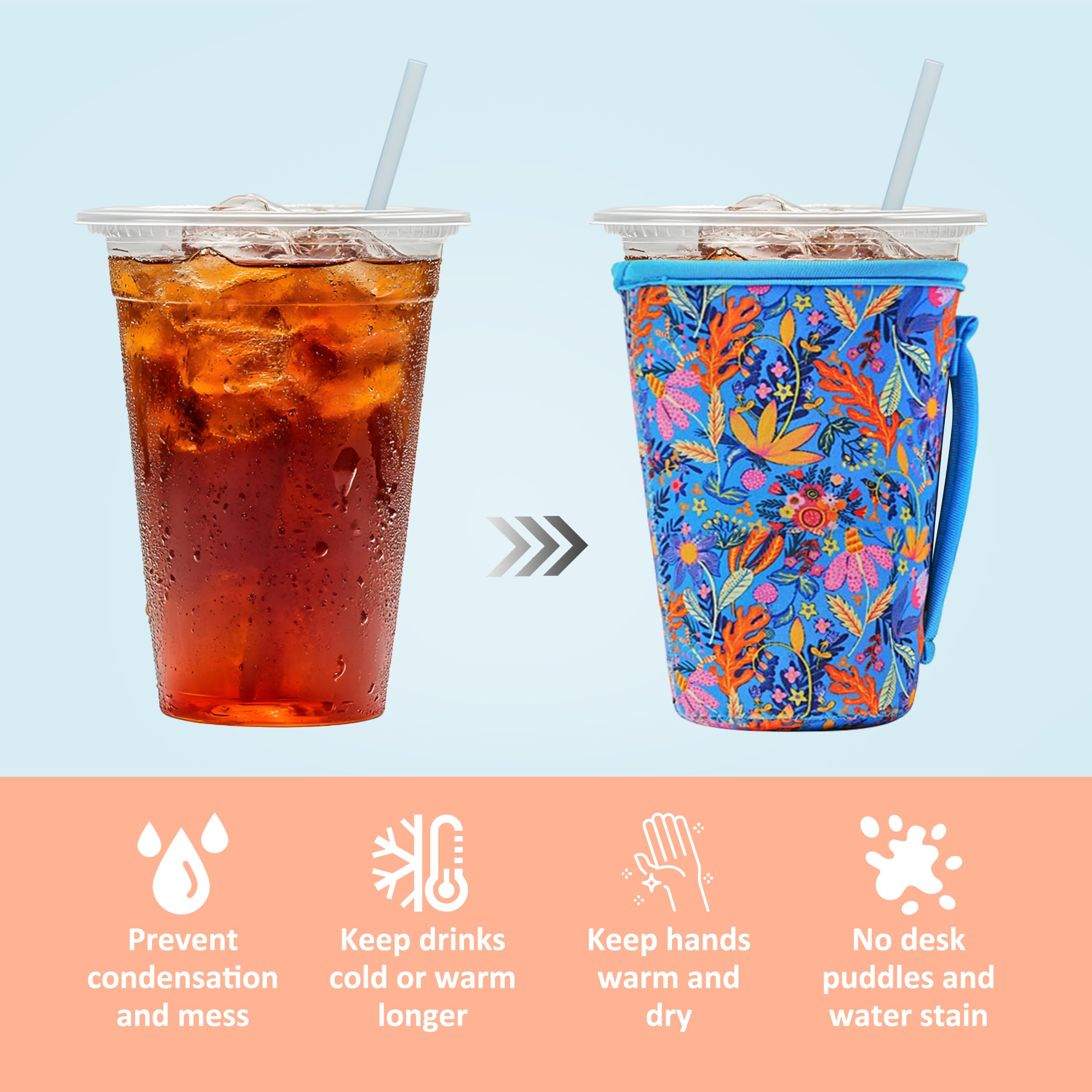KJQJLY condensation-free sleeve protects hands and surfaces