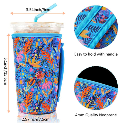 KJQJLY reusable sleeve is washable and durable