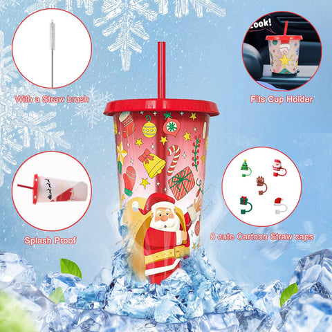 KJRIVER stackable 24oz cups storing neatly after family gatherings
