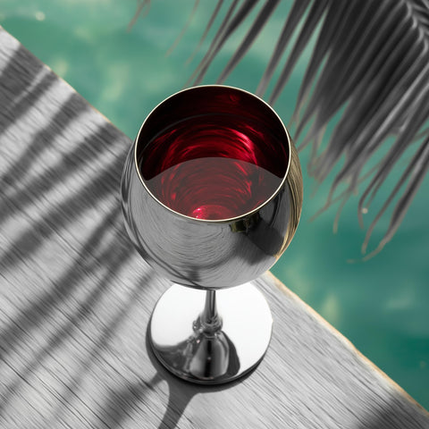 K&K Home stemmed wine glass for weddings, elegant yet unbreakable.