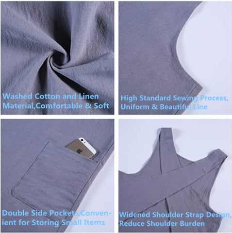 KKTOCHVC versatile apron for kitchen, crafts, and DIY projects.