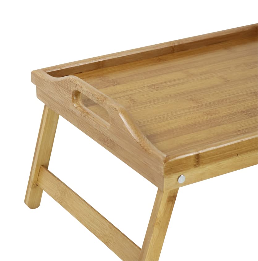 KKTONER tray supports multiple uses including meals and laptop work.