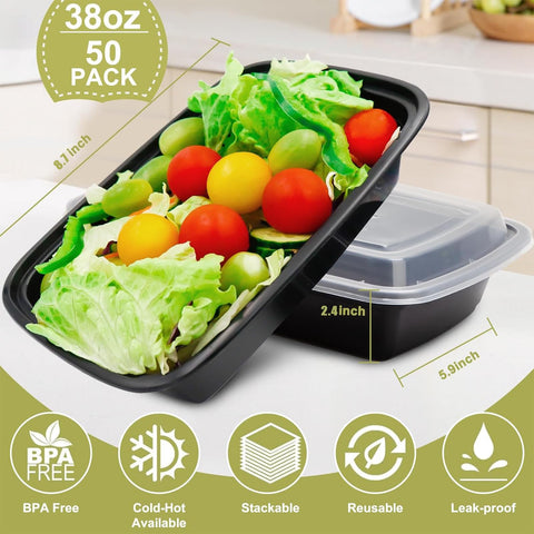 kkyvvy 38oz container stacked in fridge for space-saving storage