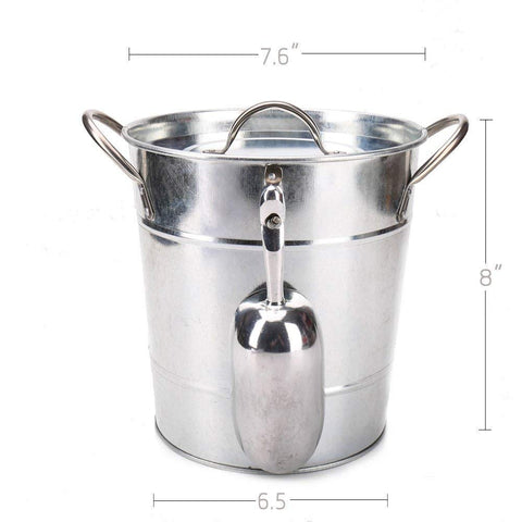 KL double-wall insulated ice bucket preserves ice longer at outdoor events.