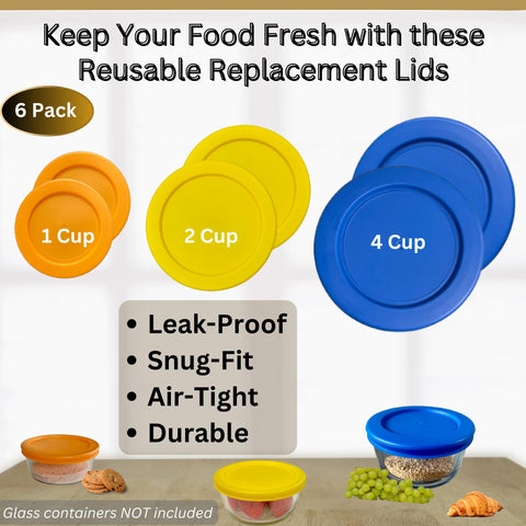 Klare Ware lid nonstick surface helps prevent sticking when handling leftovers.