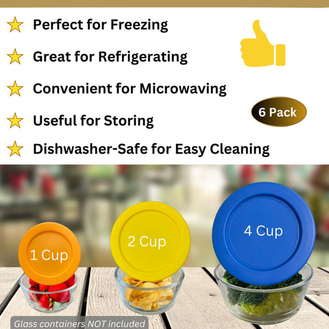 Klare Ware top-rack dishwasher safe lid cleans quickly after meals.