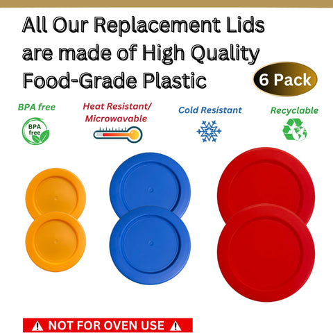 Klare Ware 4 cup red lid seals bowls tightly