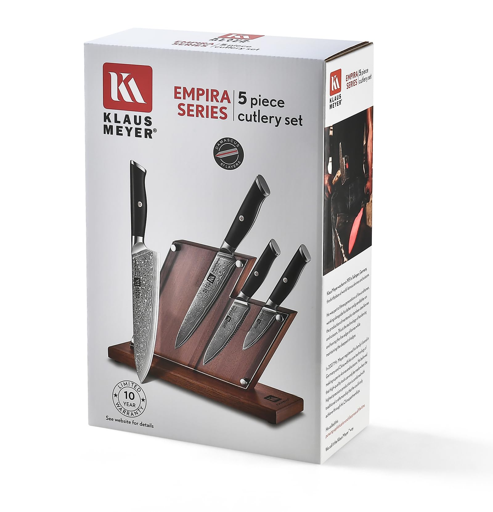 Klaus Meyer easy-maintenance design allows hand-wash care with simple cleanup.