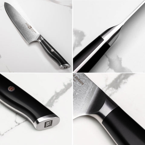 Klaus Meyer oil-hardened blades offer sharpness retention and rust resistance.