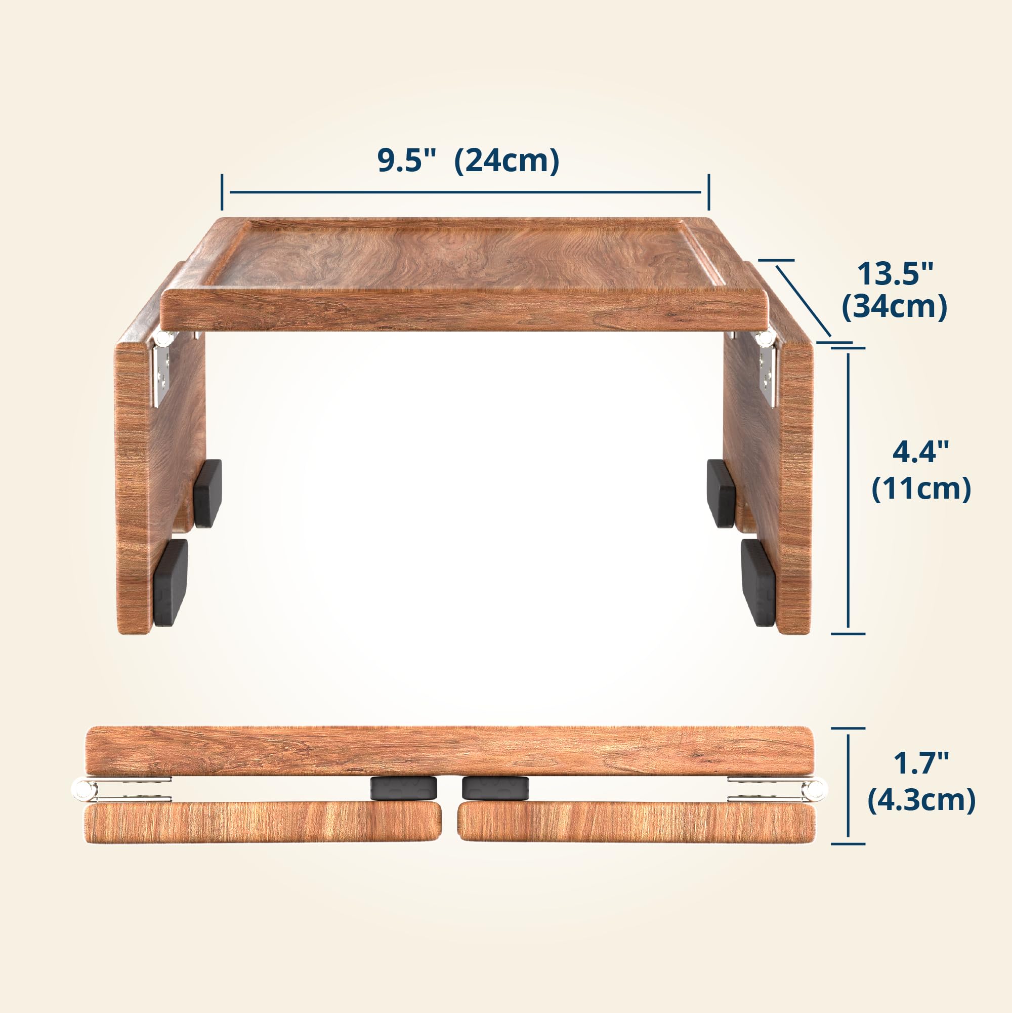 Klavio Acacia surface ideal for snacks and beverages near you