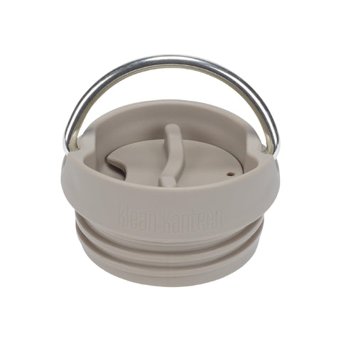 Klean Kanteen TKWide Café Cap on bottle for leakproof travel coffee.