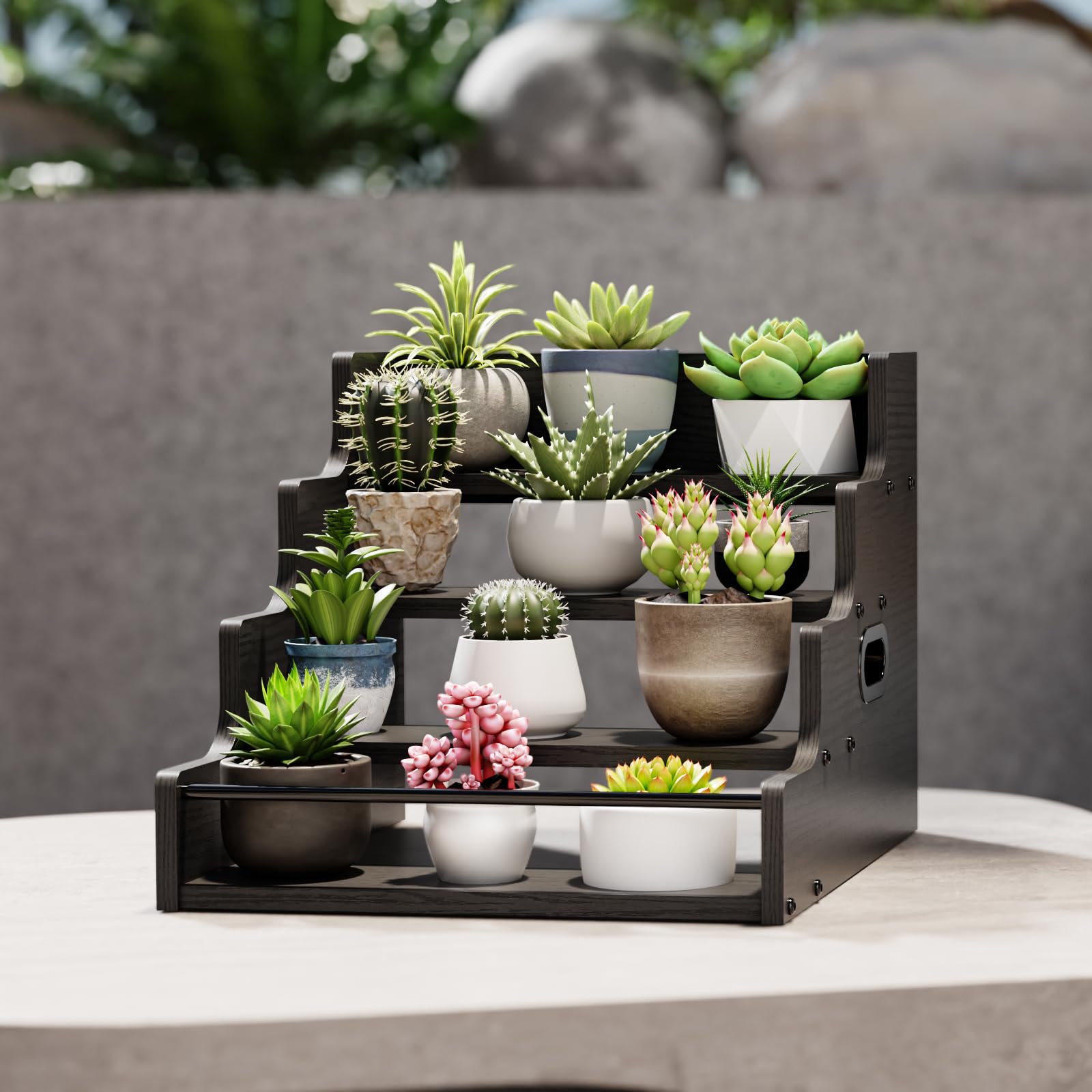 KLM built-in side handles enable easy moving.