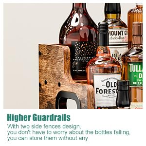 KLM drink organization shelf streamlines bar essentials for quick access and tidy surfaces.