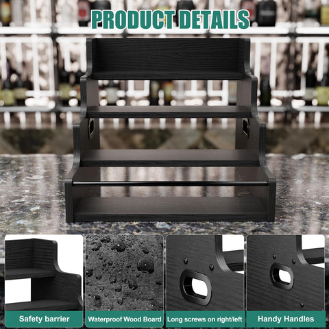 KLM wine bottle display elevates your beverage collection.