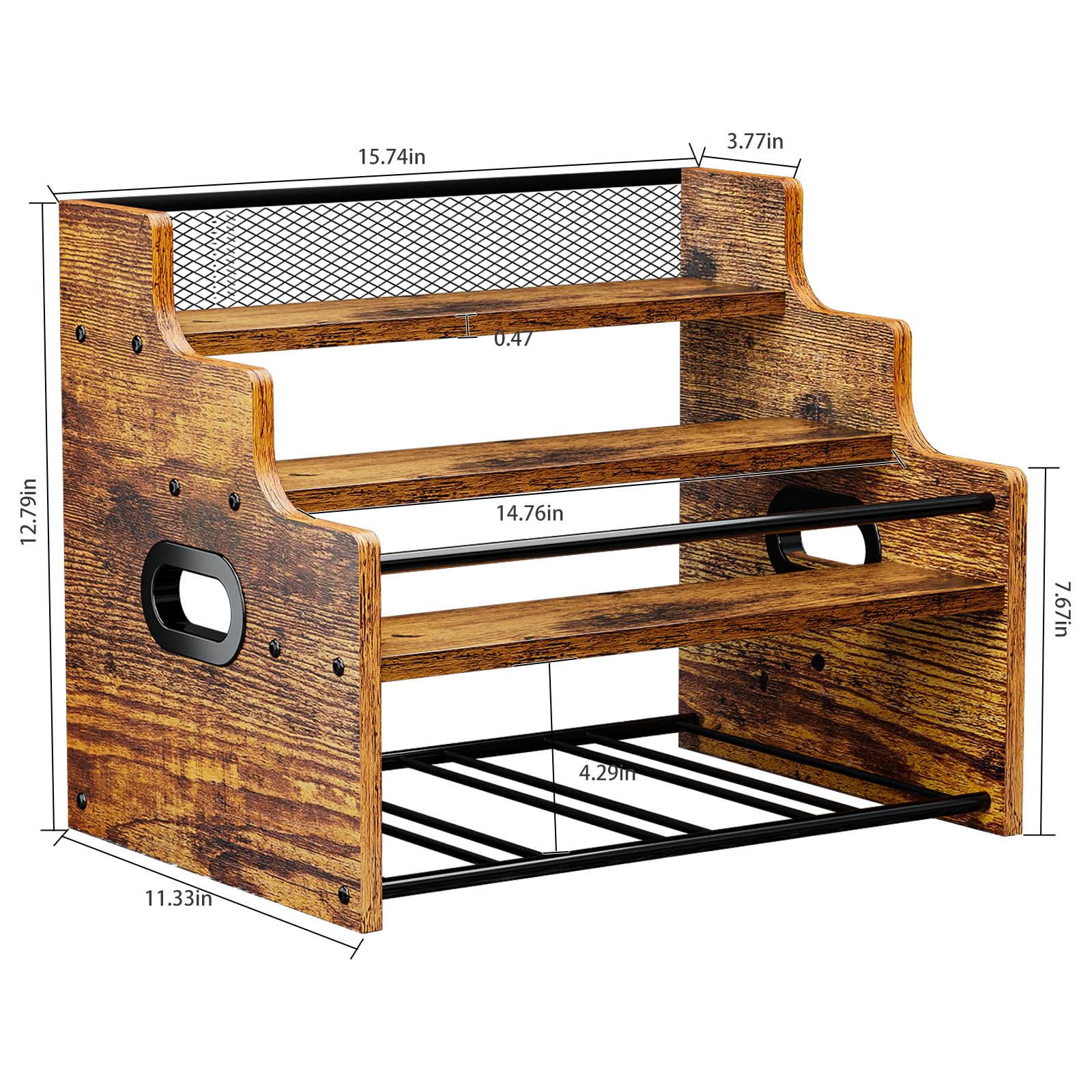 KLM black finish elevates style for modern rustic kitchen or bar