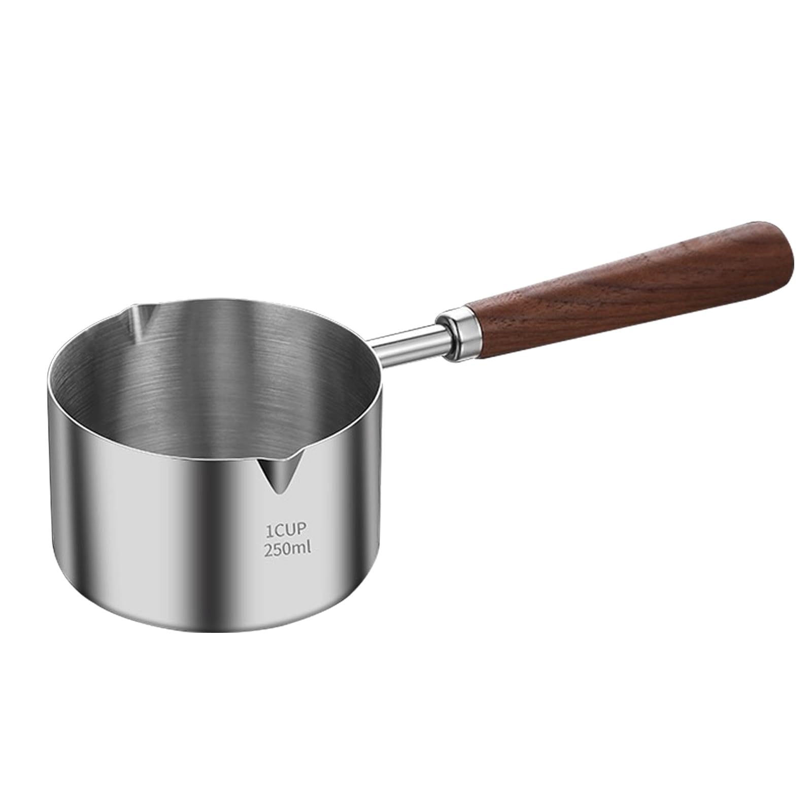 Kloahmo butter warmer with dual spouts for spill-free pouring and easy cleanup.
