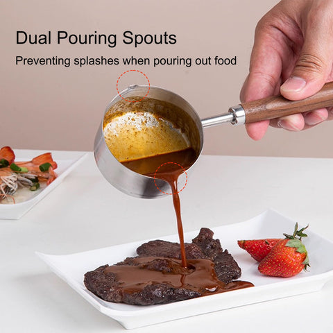 Kloahmo easy-clean surface simplifies washing after melting chocolate or butter.
