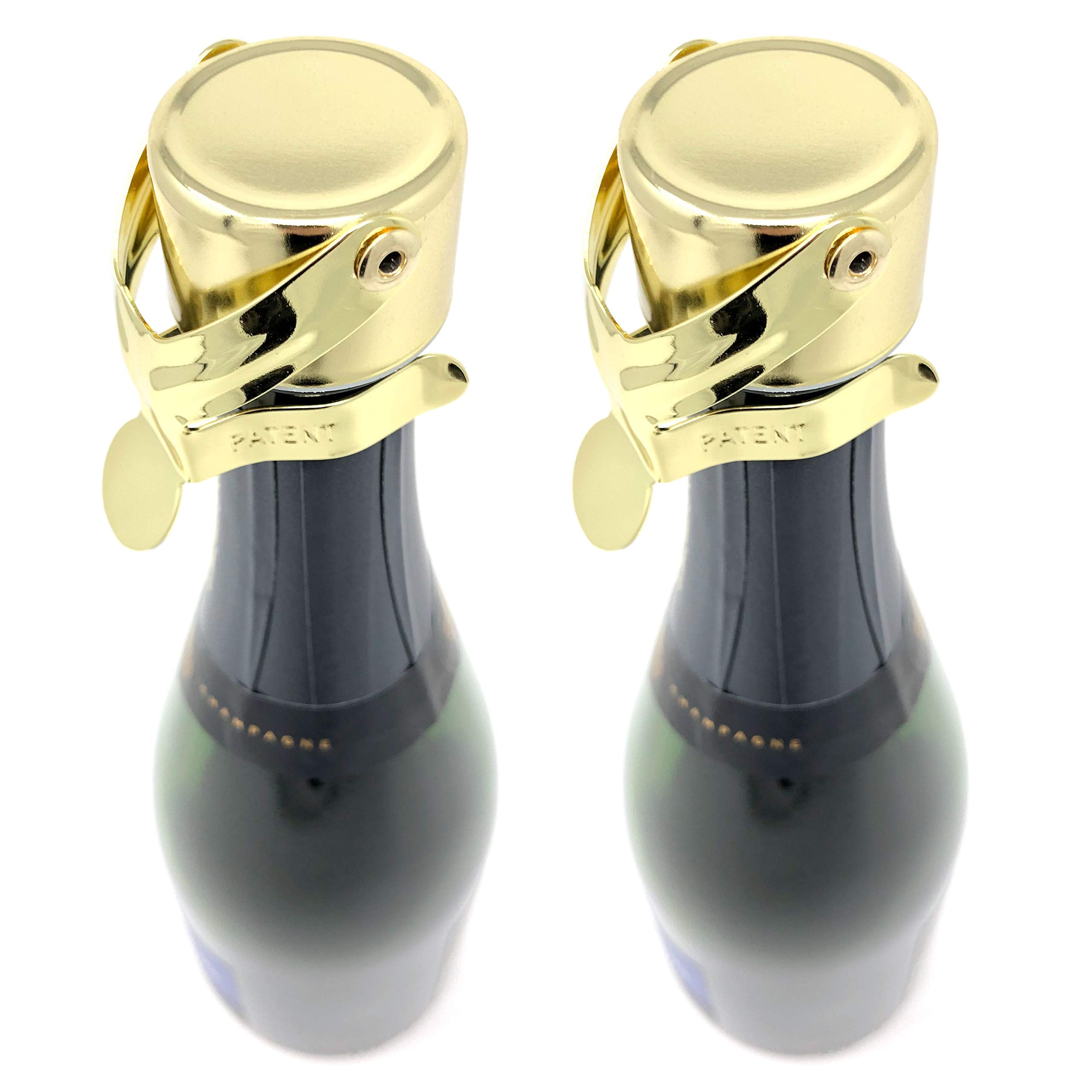 KLOVEO Champagne stopper with self-tightening seal preserves fizz for Prosecco and sparkling wine.