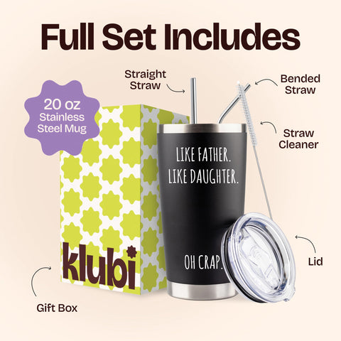 KLUBI 20oz travel tumbler ideal for on-the-go hydration