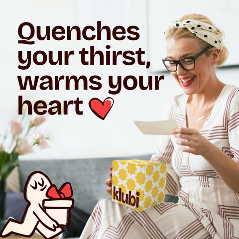 KLUBI Chaos Coordinator tumbler purple ergonomic handle for comfortable one-handed carrying