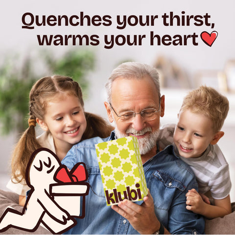 KLUBI gift box includes tumbler, straw, cleaner for gifting