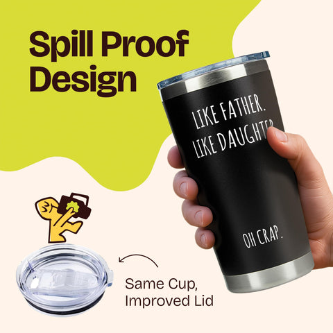 KLUBI tumbler keeps drinks hot for hours and cold for long