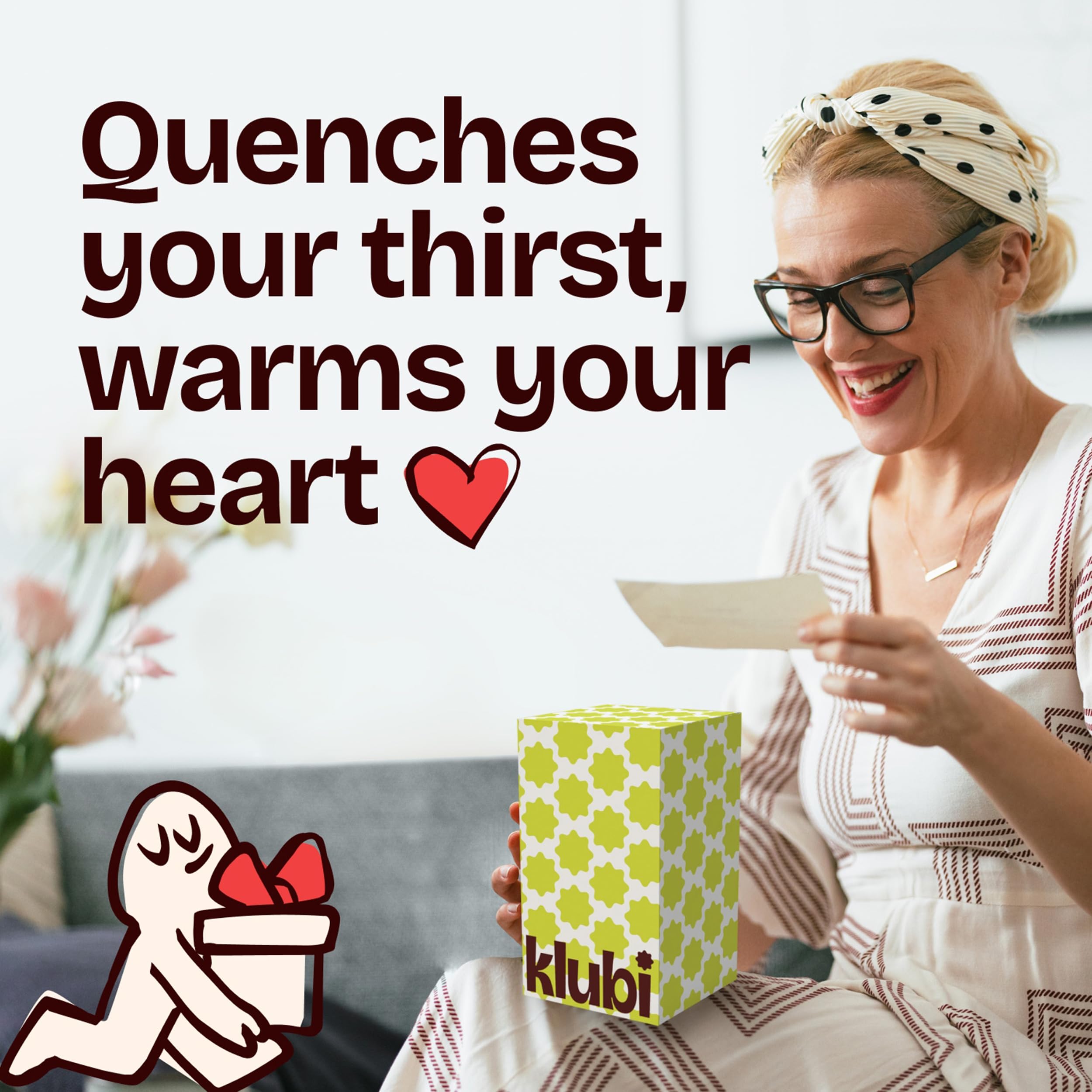 KLUBI 3-hour hot and 9-hour cold retention for all-day comfort