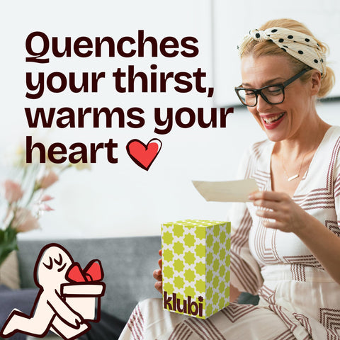 KLUBI 3-hour hot and 9-hour cold retention for all-day comfort