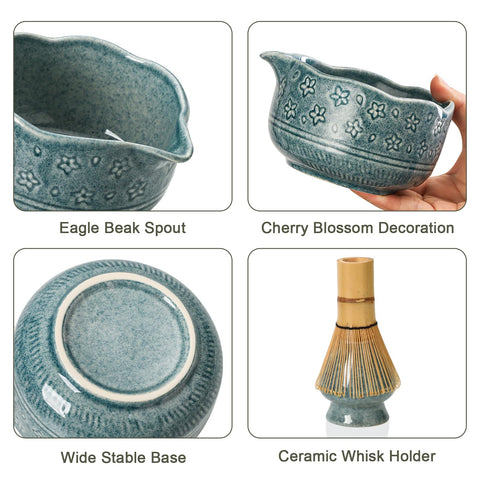Klyoca bamboo scoop measures powder precisely for consistent flavor.