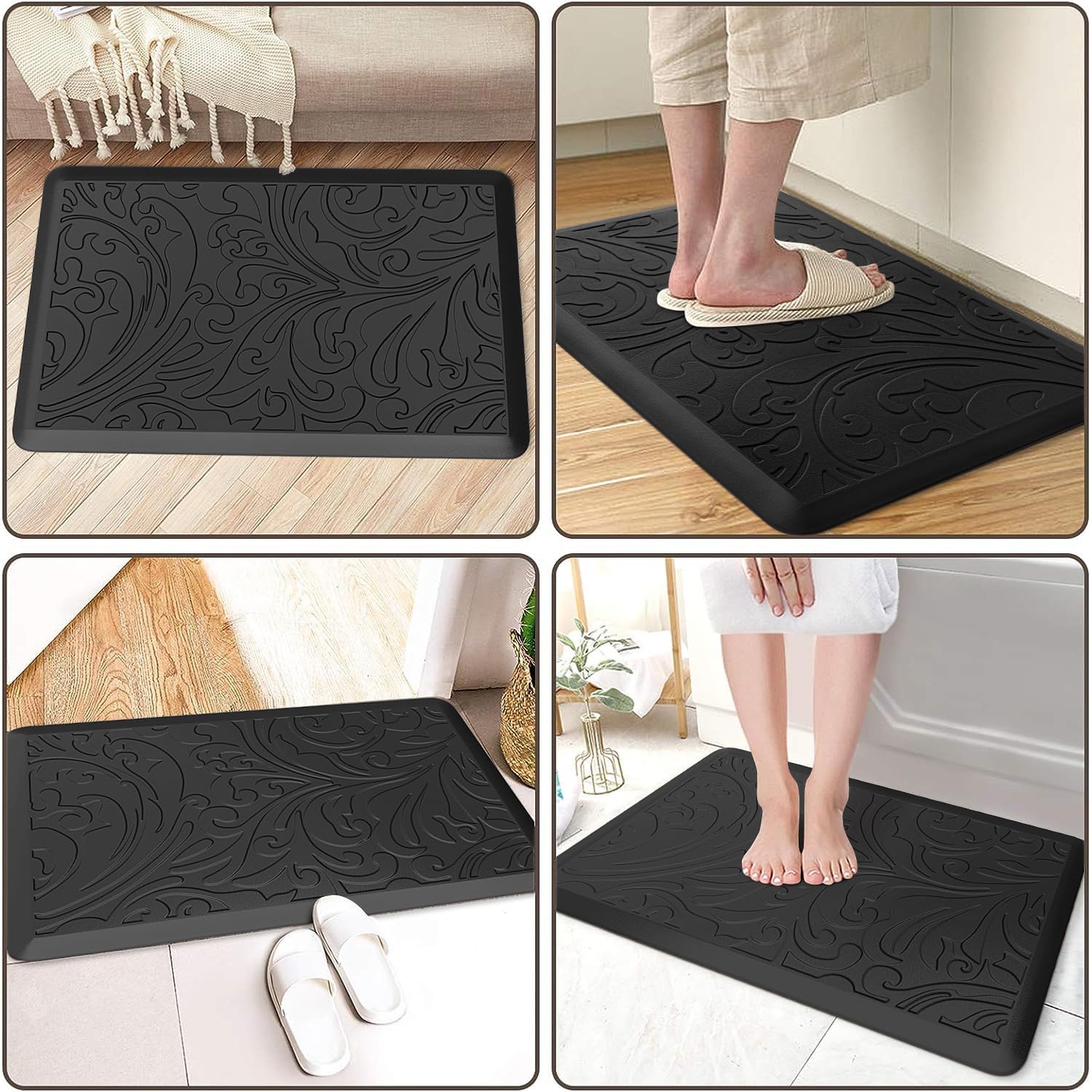 KMAT beveled edge design reduces tripping when stepping onto the mat.