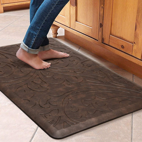 KMAT kitchen mat with cushioned anti-fatigue surface for long standing tasks